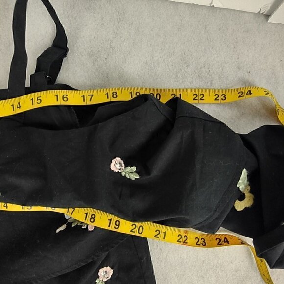 INC International Concepts Embroidered Bell Sleeves Cold Shoulder Top Sz L (NWT) - Picture 8 of 13